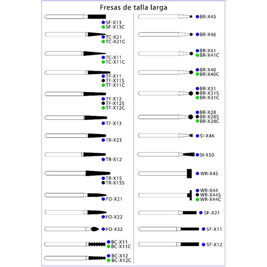 Fresas Tallo Largo De Diamante C/10 DT