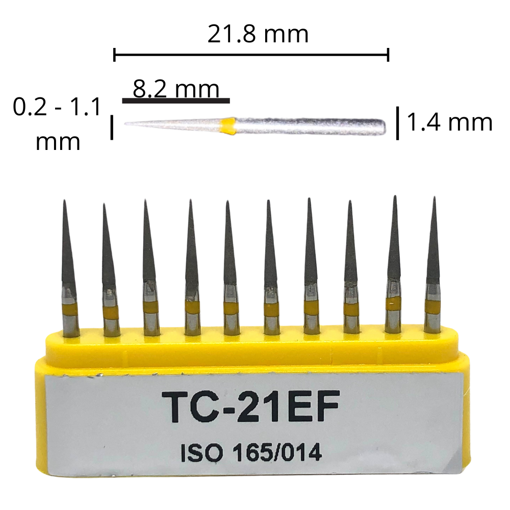 Fresas Punta De Lapiz De Diamante C/10 DT
