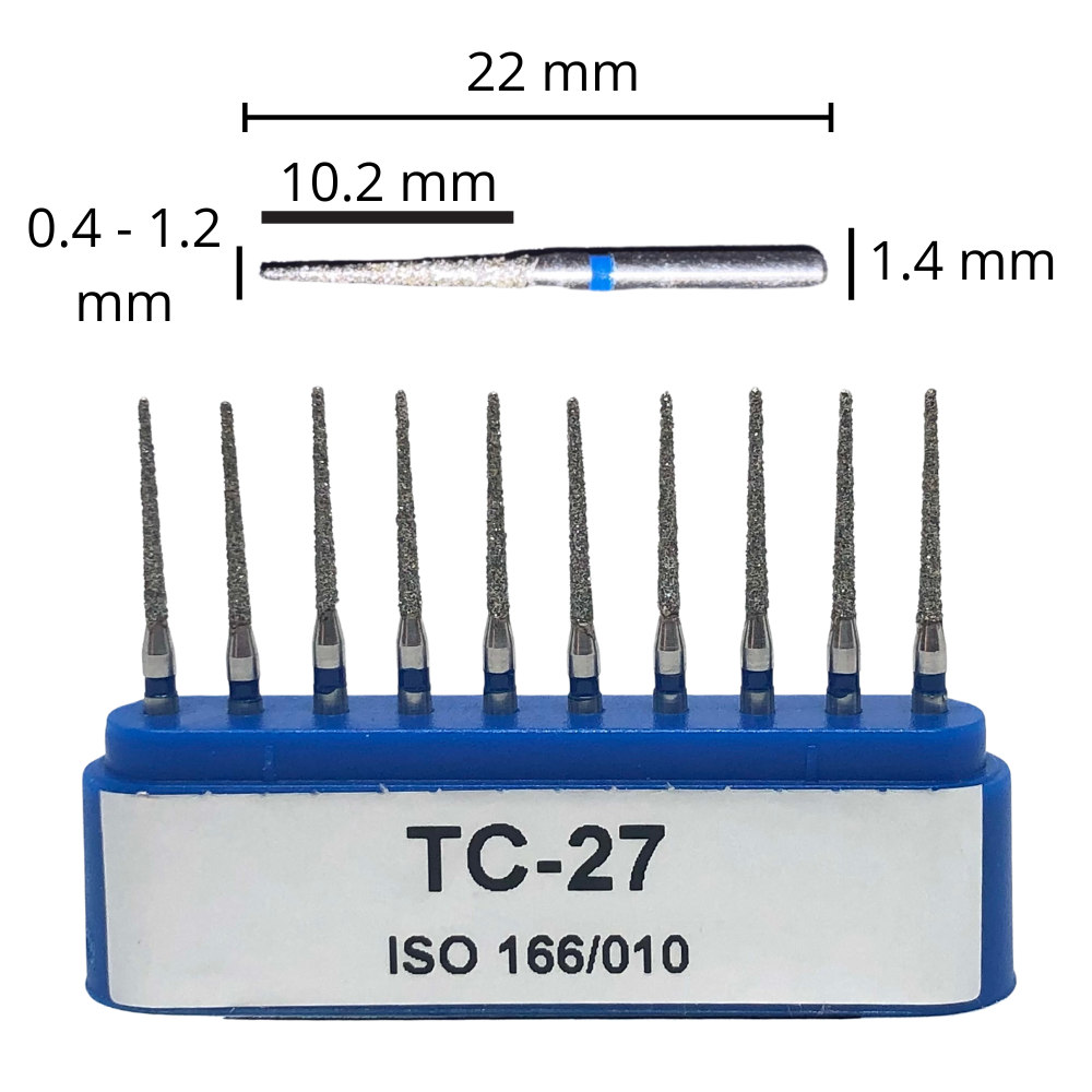 Fresas Punta De Lapiz De Diamante C/10 DT