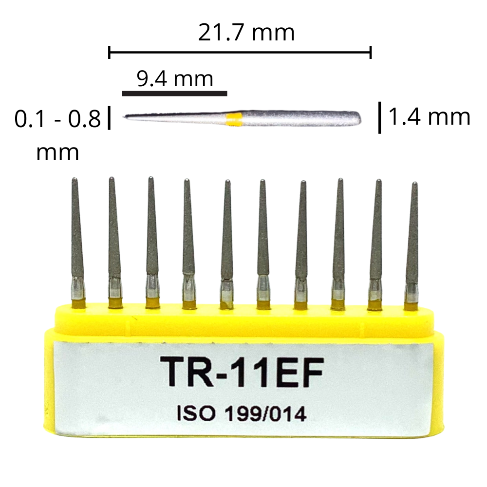 Fresas Balon / Troncocónica Punta Rendonda De Diamante C/10 DT
