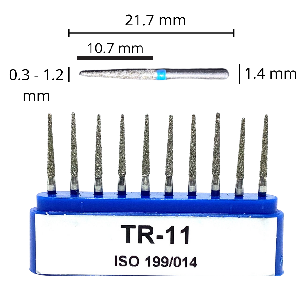 Fresas Balon / Troncocónica Punta Rendonda De Diamante C/10 DT