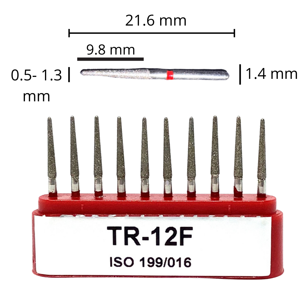 Fresas Balon / Troncocónica Punta Rendonda De Diamante C/10 DT