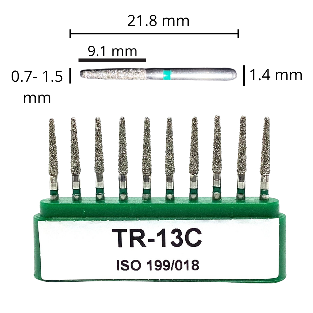 Fresas Balon / Troncocónica Punta Rendonda De Diamante C/10 DT