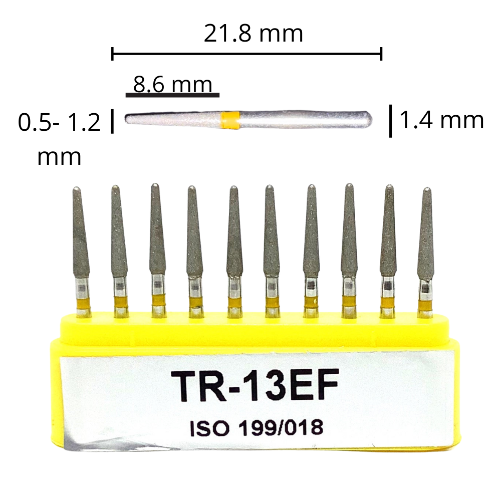 Fresas Balon / Troncocónica Punta Rendonda De Diamante C/10 DT