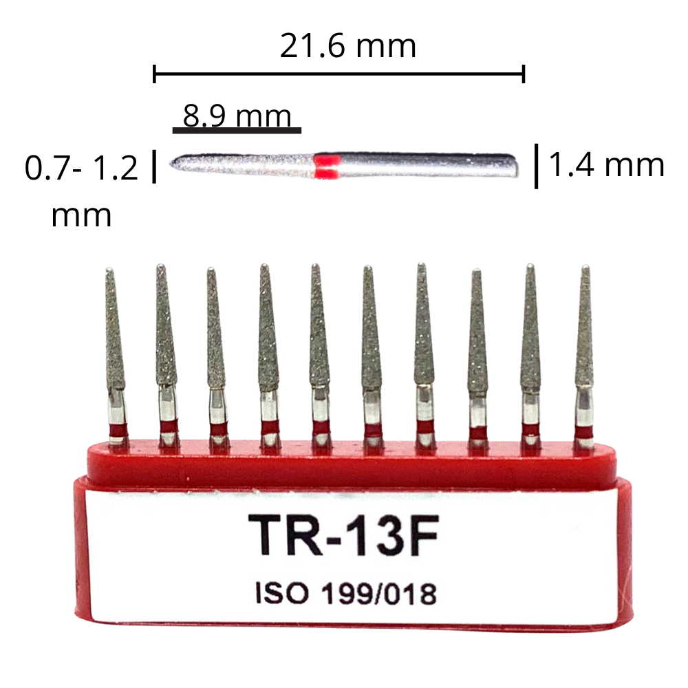 Fresas Balon / Troncocónica Punta Rendonda De Diamante C/10 DT