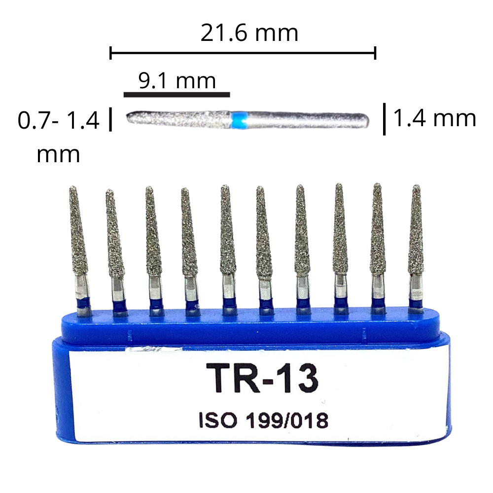 Fresas Balon / Troncocónica Punta Rendonda De Diamante C/10 DT
