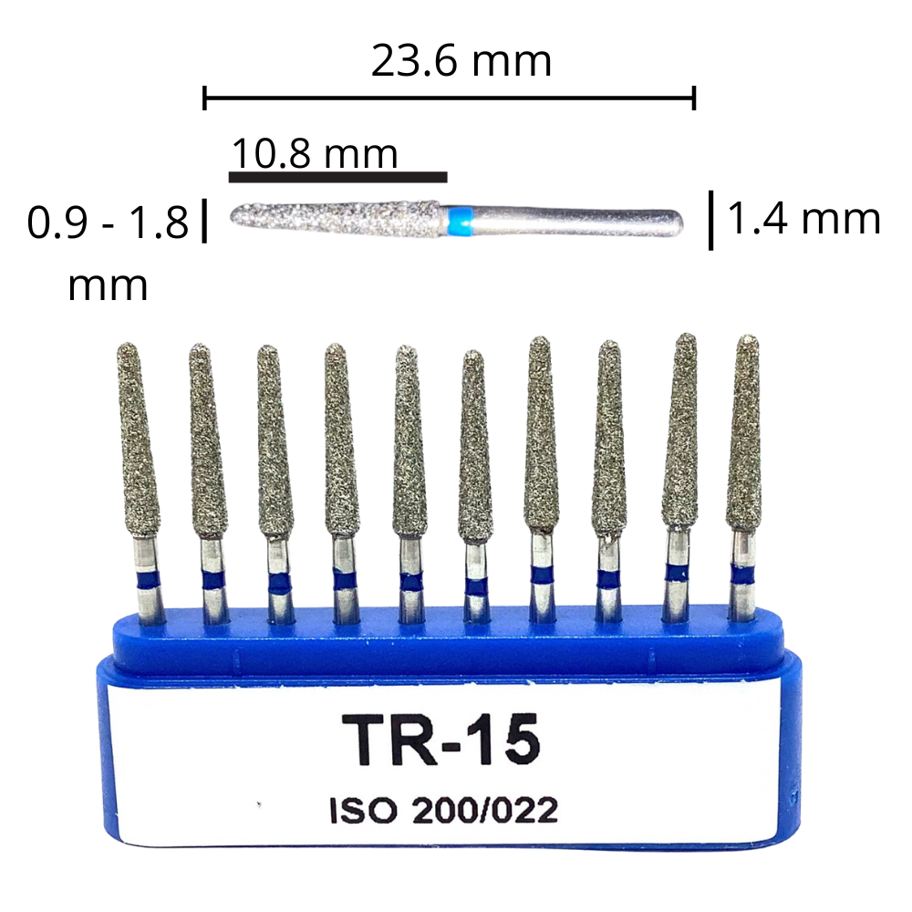 Fresas Balon / Troncocónica Punta Rendonda De Diamante C/10 DT
