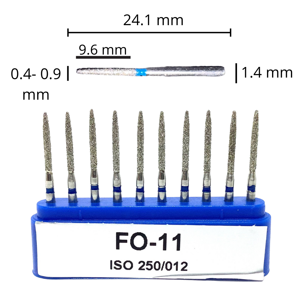 Fresas Punta De Flama Diamante C/10 DT