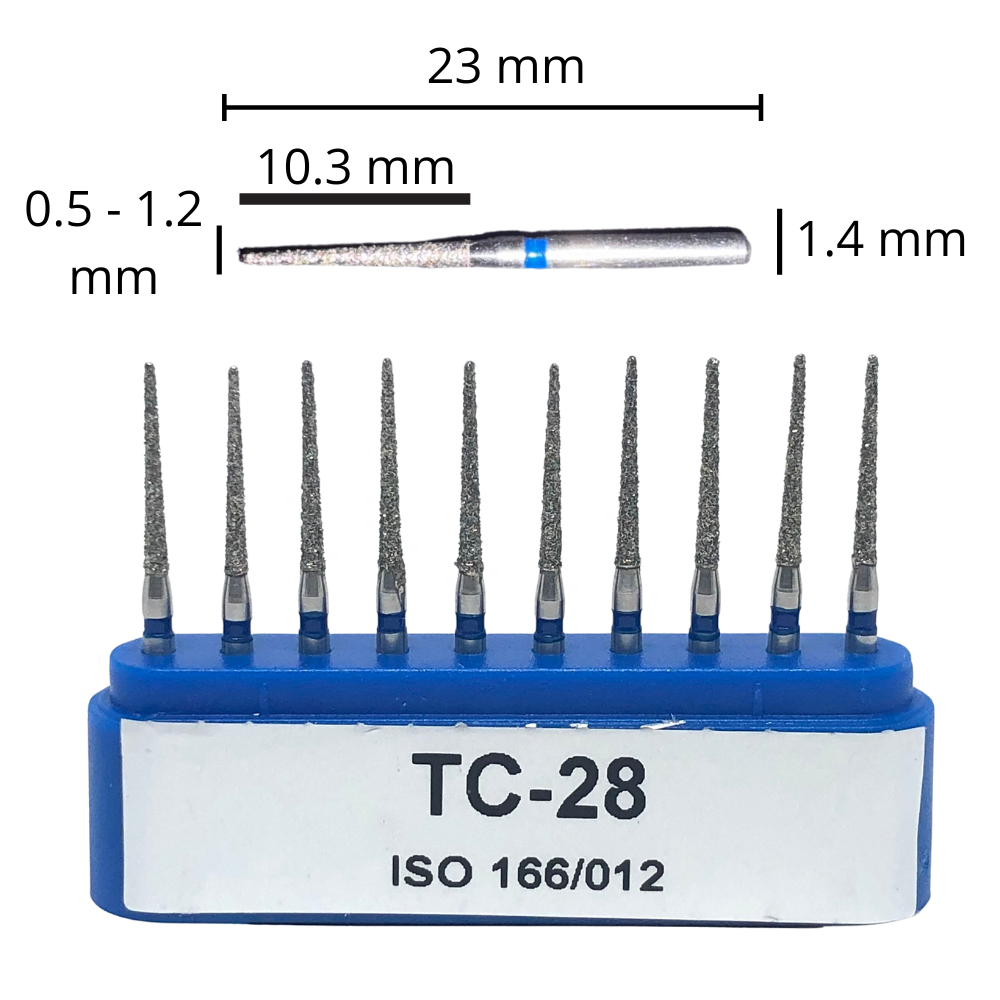 Fresas Punta De Lapiz De Diamante C/10 DT